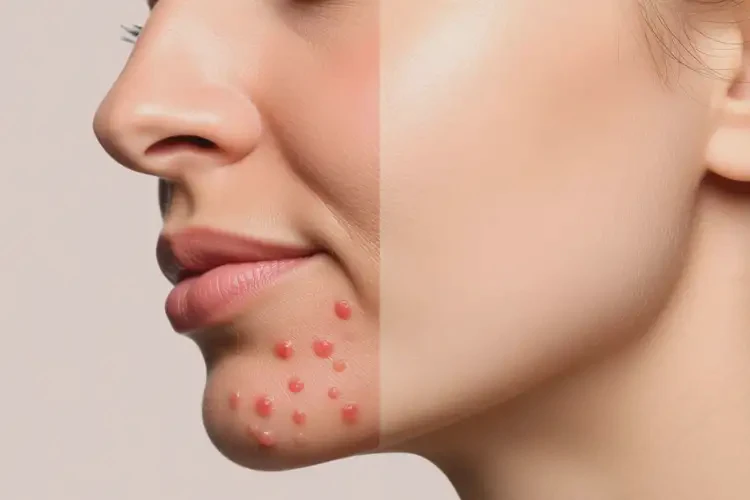 女生臉上偶爾起濕疹不管它會(huì)自己好嗎(圖2)