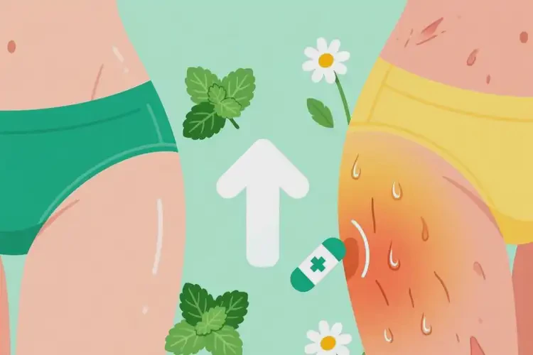 女生屁股長濕疹能靠自己自愈嗎(圖1)