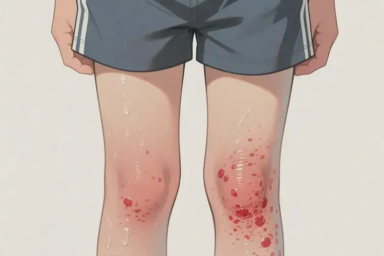 小學(xué)生大腿出現(xiàn)濕疹不管它會自己好嗎(圖4)