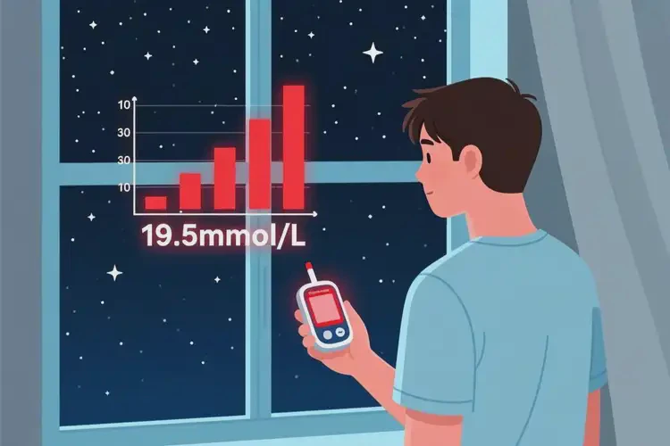 年輕人晚上血糖19點5是糖尿病嗎(圖1)