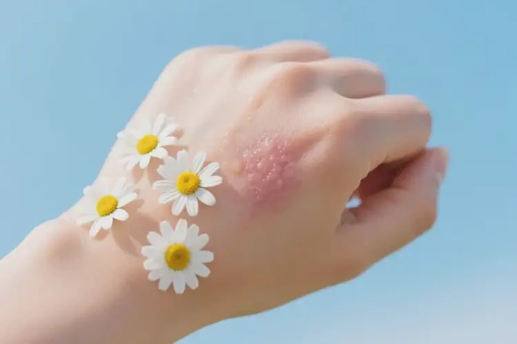 女生手上偶尔长湿疹不管它会自己痊愈吗(图2)