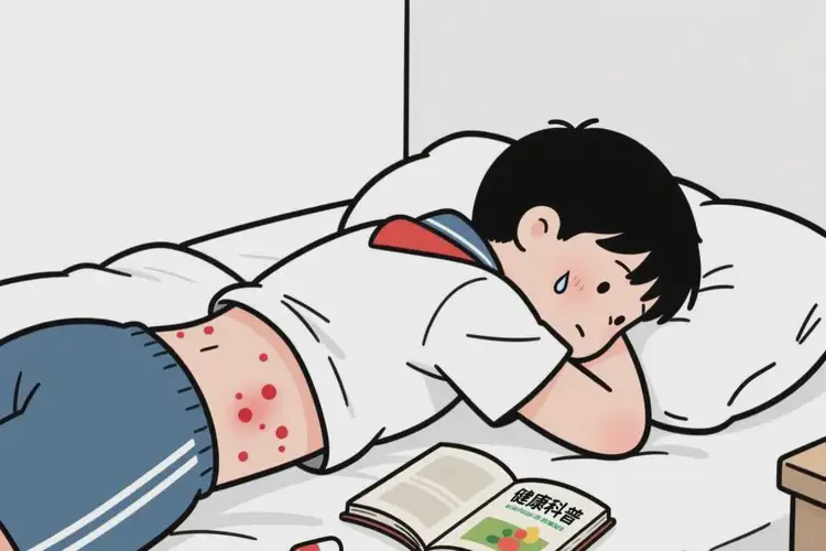 中學生肚子上經(jīng)常起濕疹能不能徹底自愈(圖1)