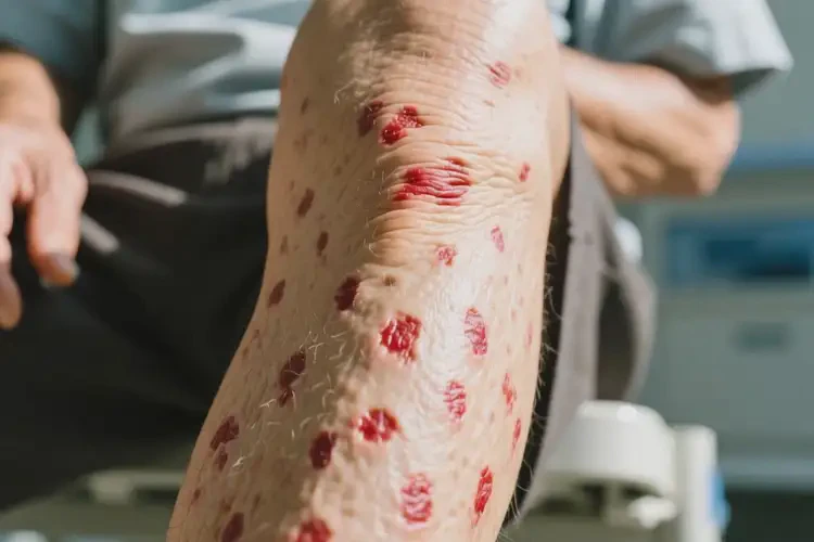 老人大腿長濕疹不管它會自己好嗎(圖4)