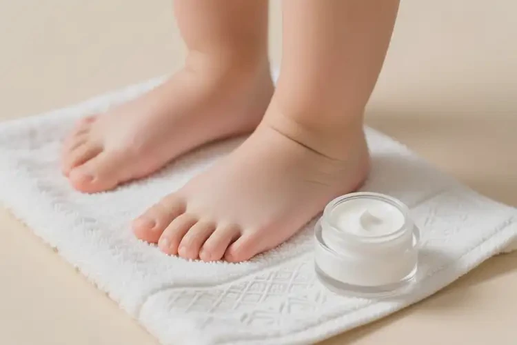 兒童腳上偶爾長濕疹可以徹底自愈嗎(圖1)