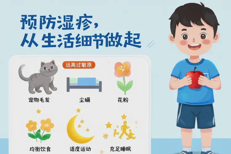 兒童手臂上長濕疹能徹底自愈嗎(圖1)