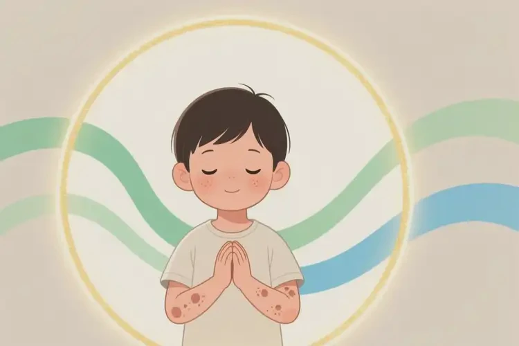 兒童全身經(jīng)常起濕疹不管它會(huì)自己自愈嗎(圖1)