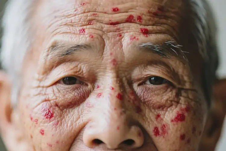 高齡老人臉上出濕疹不管它會自己好嗎(圖4)