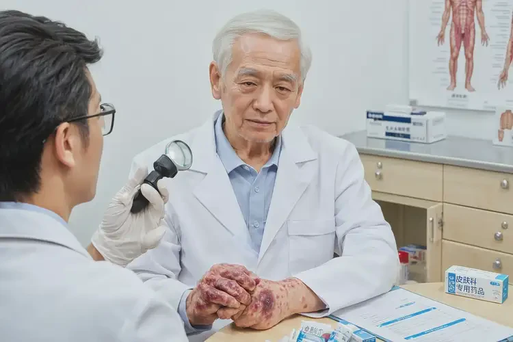 高齡老人手上經(jīng)常起濕疹不管它會(huì)自己痊愈嗎(圖1)