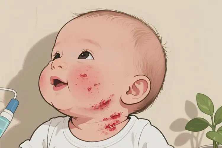 嬰幼兒脖子出濕疹不管它會(huì)自己痊愈嗎(圖3)