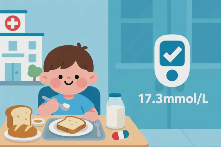 兒童晚餐血糖17點(diǎn)3是糖尿病嗎(圖1)