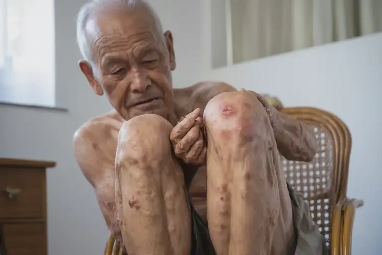 高龄老人大腿偶尔起湿疹不管它会自己好吗(图4)