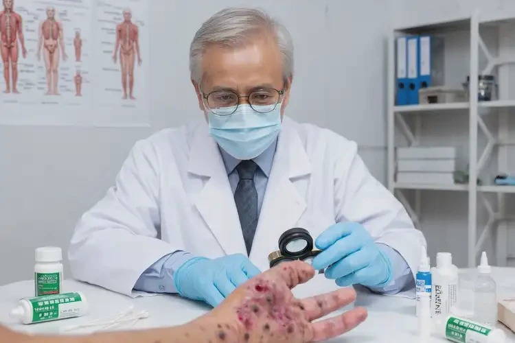 老年人手上出濕疹不管它會(huì)自己痊愈嗎(圖2)