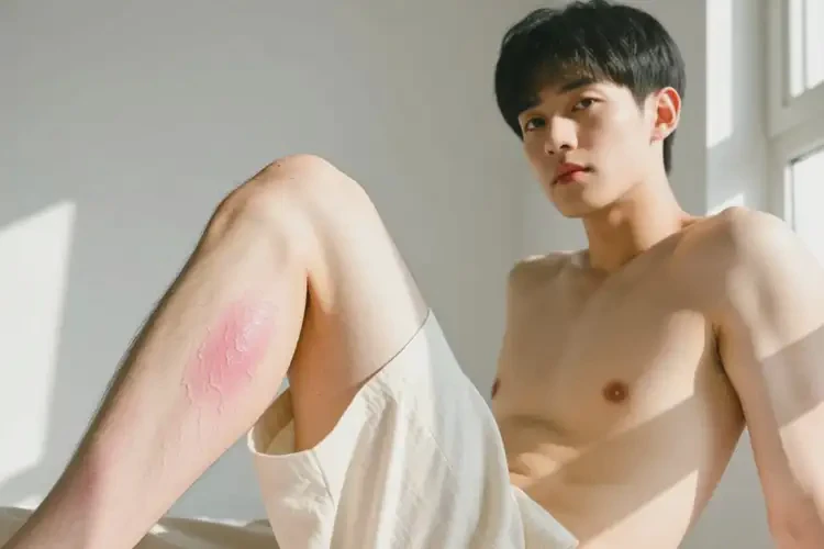 青年人大腿出濕疹不管它會(huì)自己自愈嗎(圖4)