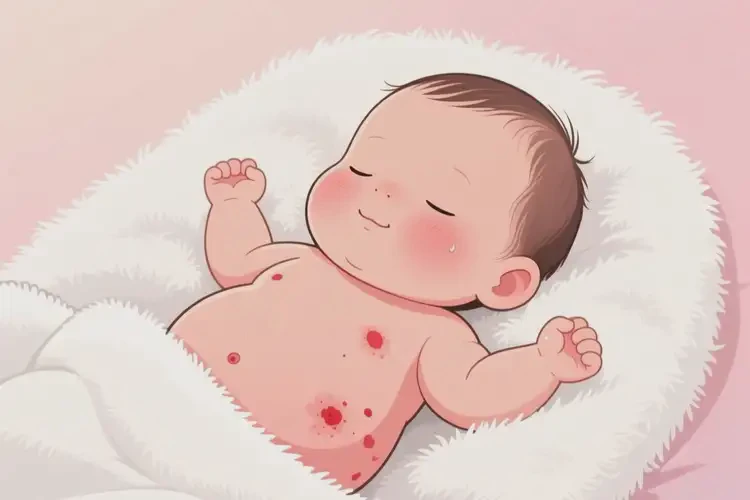 嬰幼兒肚子上有濕疹能徹底自愈嗎(圖2)