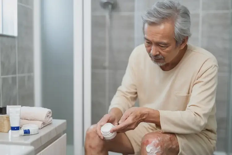 老人大腿容易長濕疹能靠自己自愈嗎(圖2)