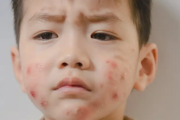 孩子臉上長濕疹能徹底自愈嗎(圖4)