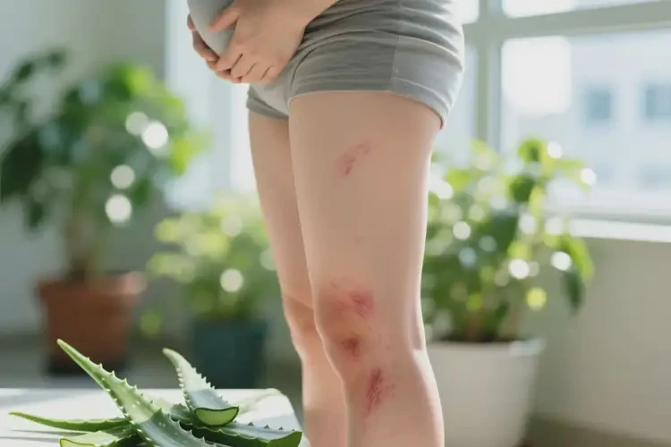 孕婦大腿上起濕疹不管它會(huì)自己痊愈嗎(圖4)