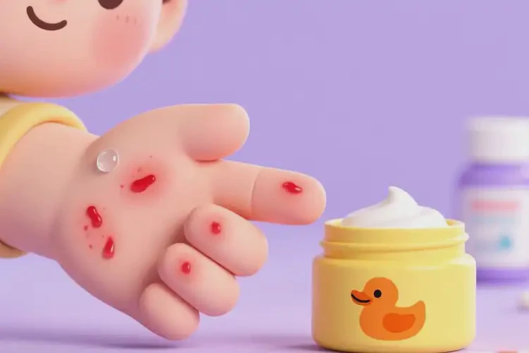 兒童手上起濕疹不管它會(huì)自己好嗎(圖1)