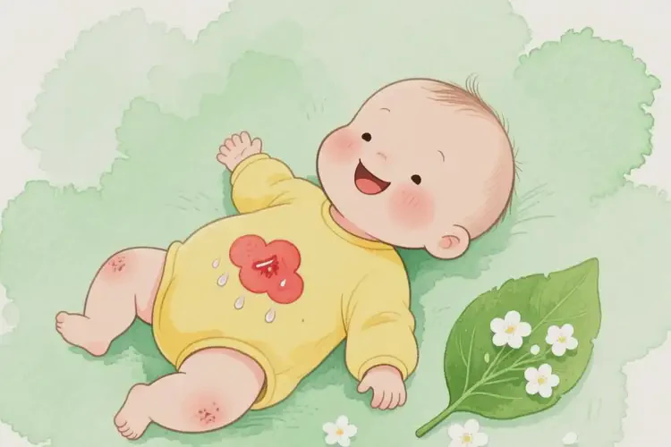 寶寶肚子上長(zhǎng)濕疹能徹底自愈嗎(圖2)