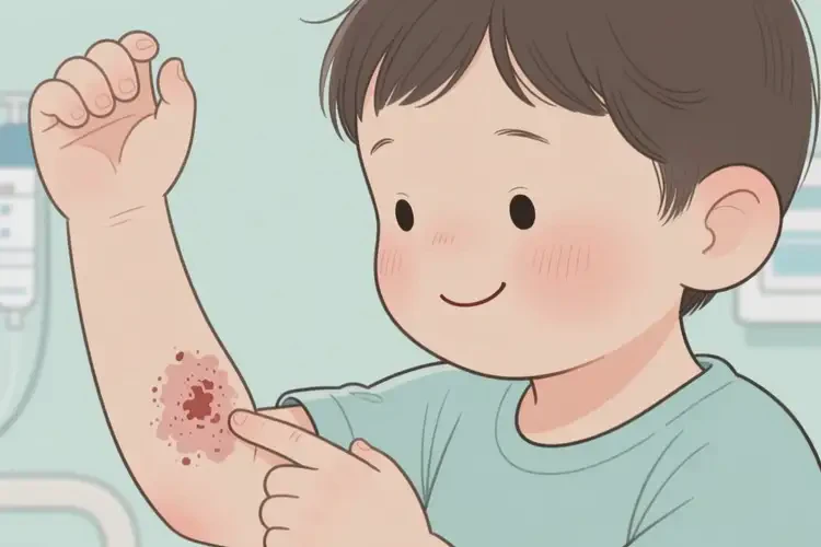 孩子手臂上容易起濕疹能夠徹底治愈嗎(圖1)