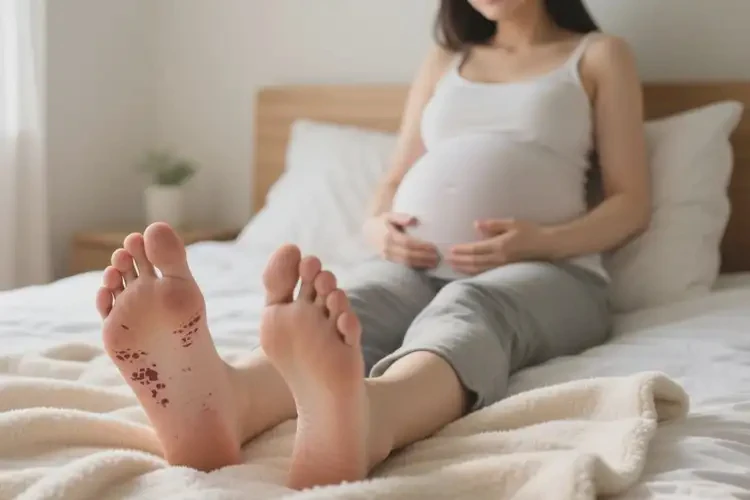 產(chǎn)婦腳上長(zhǎng)濕疹不管它會(huì)自己好嗎(圖3)