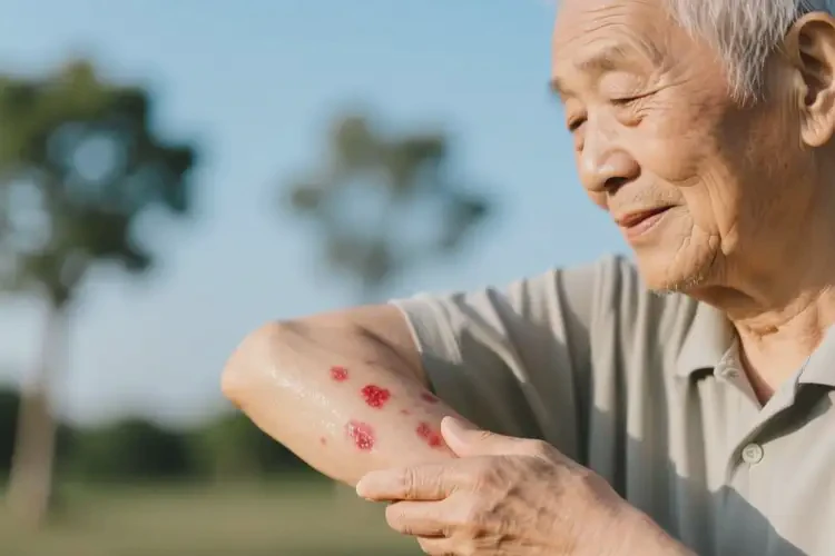 老年人身上經(jīng)常長(zhǎng)濕疹可以徹底自愈嗎(圖1)