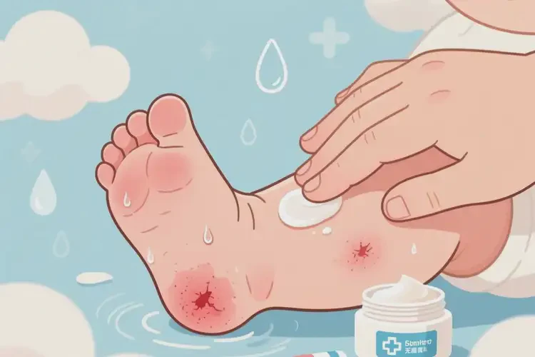 嬰幼兒腳上經(jīng)常長濕疹不管它會自己自愈嗎(圖4)