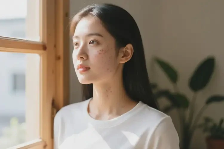 女生脖子上偶爾起濕疹能夠徹底治愈嗎(圖4)