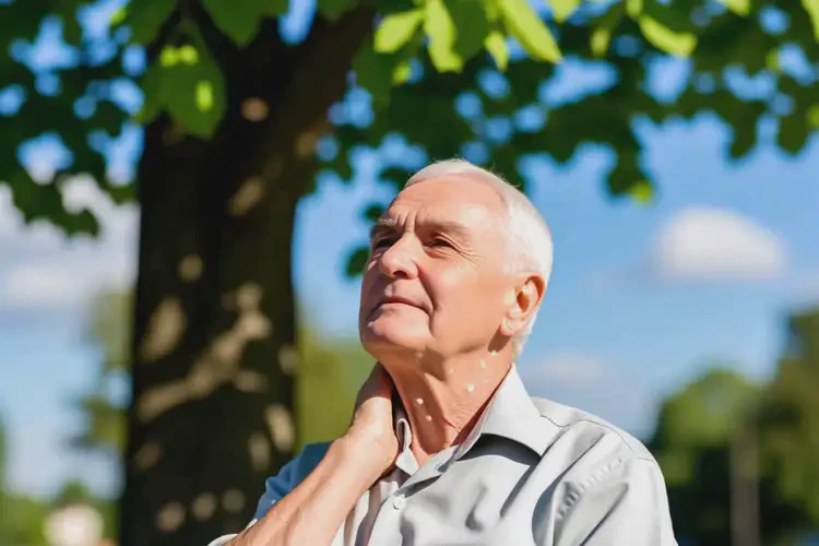 老年人脖子偶爾長濕疹能夠徹底治愈嗎(圖2)