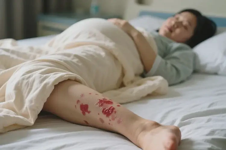 產(chǎn)婦小腿上有濕疹不管它會自己痊愈嗎(圖3)