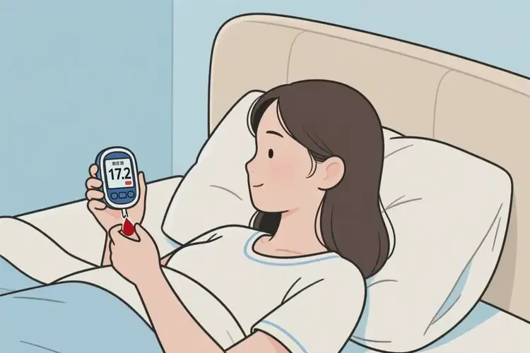 女人睡前血糖17點2是糖尿病嗎(圖1)