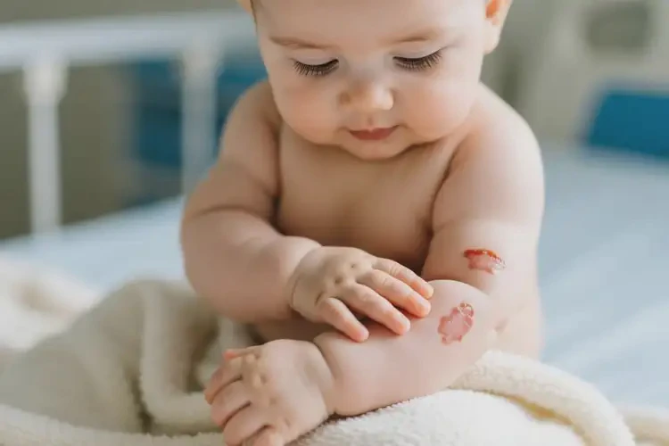 嬰幼兒身上起濕疹不管它會自己自愈嗎(圖2)