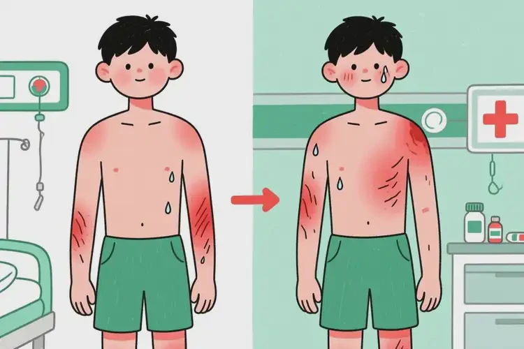 男生四肢容易起濕疹可不可以徹底自愈(圖1)