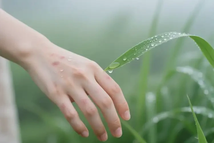 女生手上偶尔长湿疹不管它会自己痊愈吗(图1)