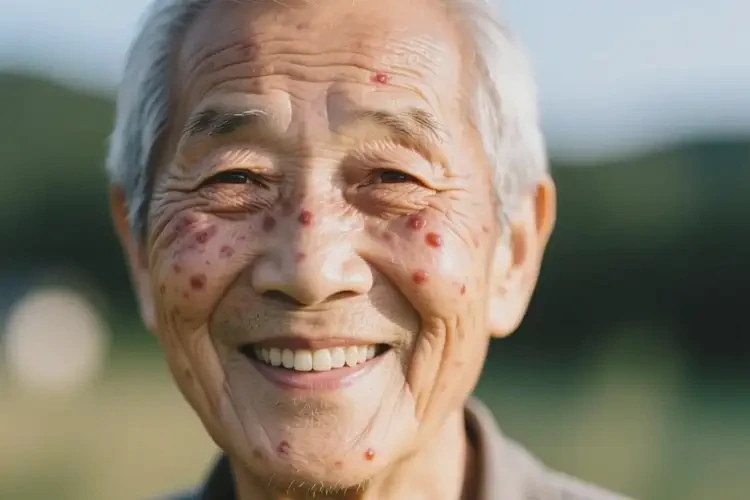 老年人臉上長濕疹能徹底自愈嗎(圖2)