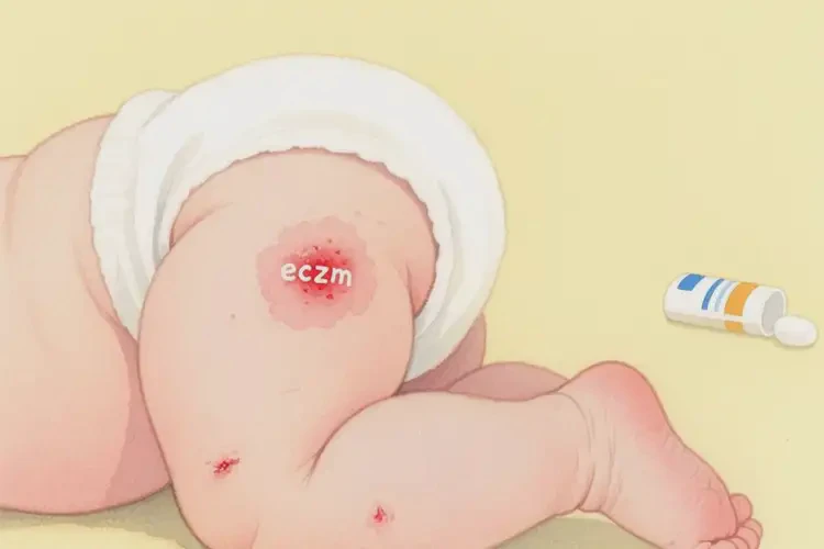 小兒屁股上起濕疹不管它會(huì)自己自愈嗎(圖1)