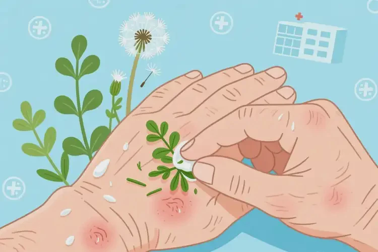 老人手上容易長濕疹不管它會自己自愈嗎(圖1)