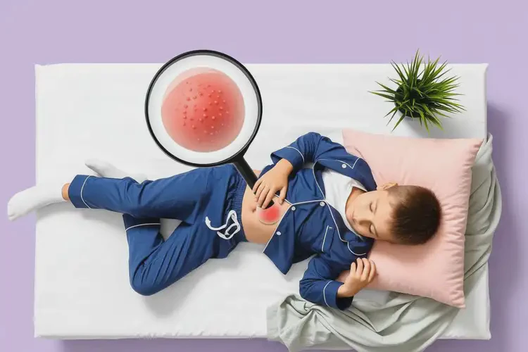 小學(xué)生肚子上容易起濕疹不管它會(huì)自己好嗎(圖2)