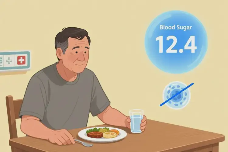 男性晚餐血糖12點4是糖尿病嗎(圖3)