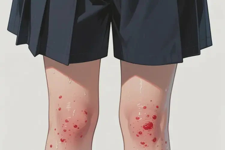 中學(xué)生大腿上經(jīng)常起濕疹不管它會(huì)自己好嗎(圖3)