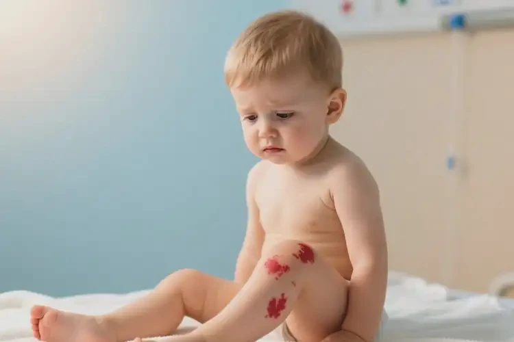 少兒大腿出濕疹不管它會(huì)自己好嗎(圖3)