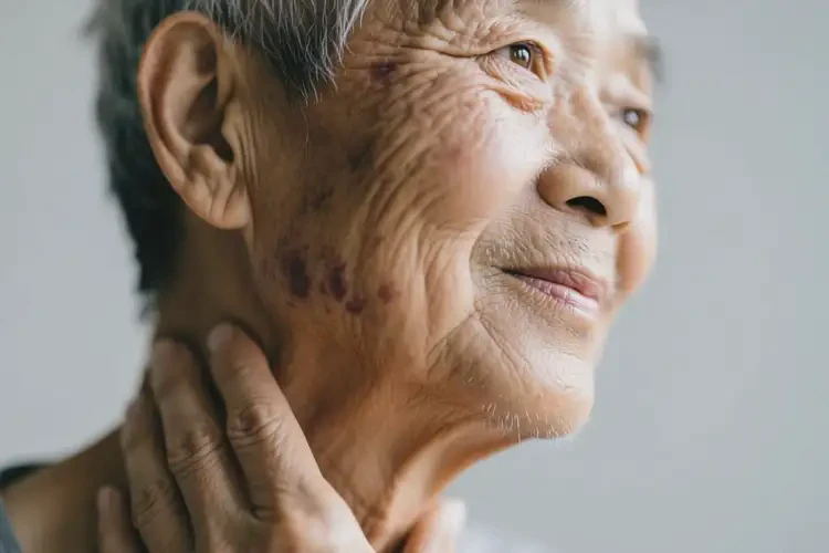 老人脖子上偶尔起湿疹不管它会自己痊愈吗(图3)