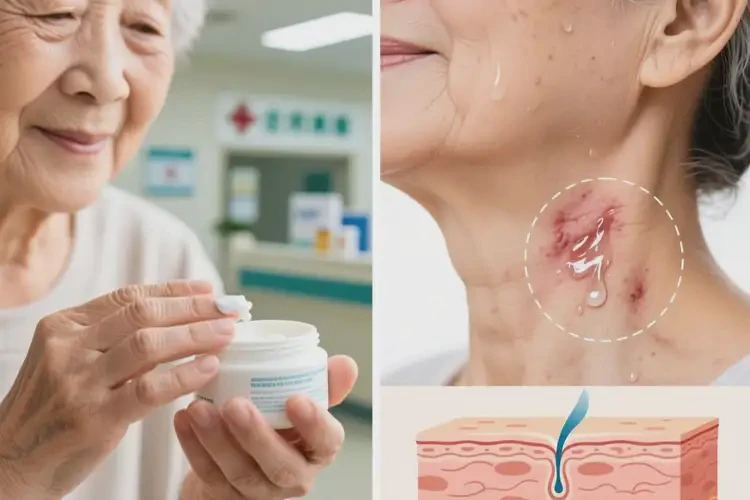 老年人脖子長濕疹可不可以徹底自愈(圖3)