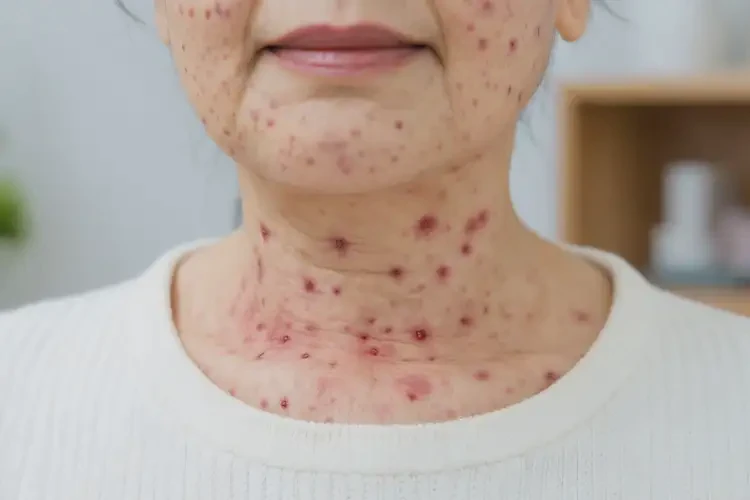 女生脖子上出現(xiàn)濕疹可以徹底自愈嗎(圖4)