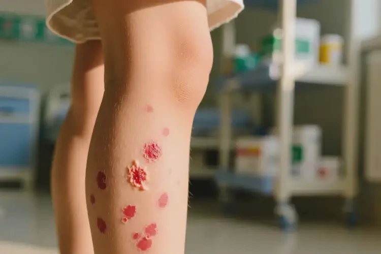 小孩小腿上經(jīng)常起濕疹不管它會自己自愈嗎(圖4)