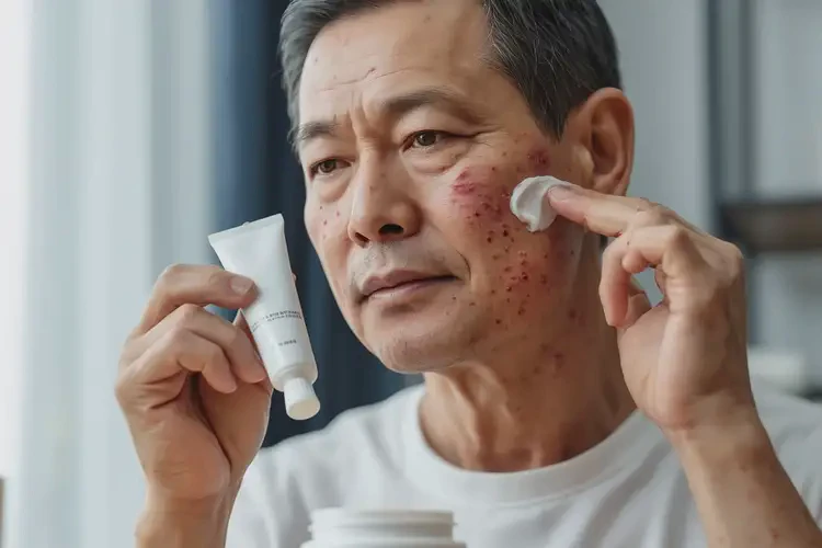 男性面部出現(xiàn)濕疹能徹底自愈嗎(圖3)