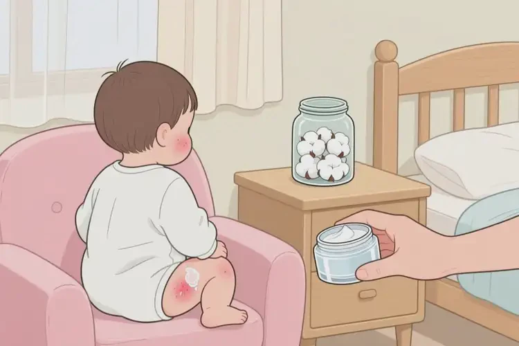 幼兒屁股上容易長濕疹能夠徹底治愈嗎(圖3)