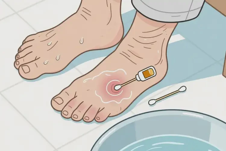 老人腳上經(jīng)常起濕疹能夠徹底治愈嗎(圖2)