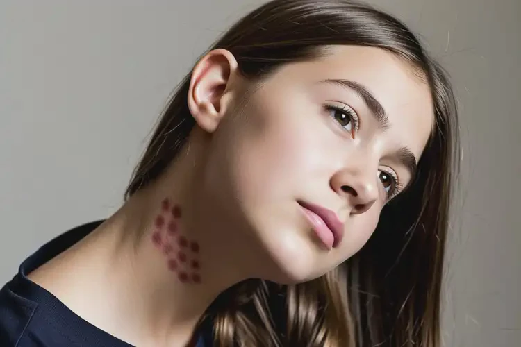 女生脖子出現(xiàn)濕疹不管它會自己痊愈嗎(圖4)