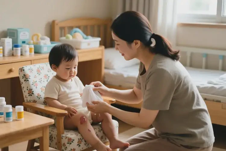 幼兒大腿上偶爾長(zhǎng)濕疹能夠徹底治愈嗎(圖1)